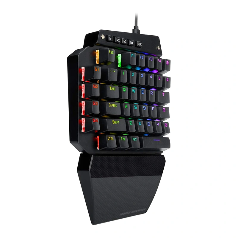 44 баскычтар RGB механикалык оюн клавиатурасы Зымдуу