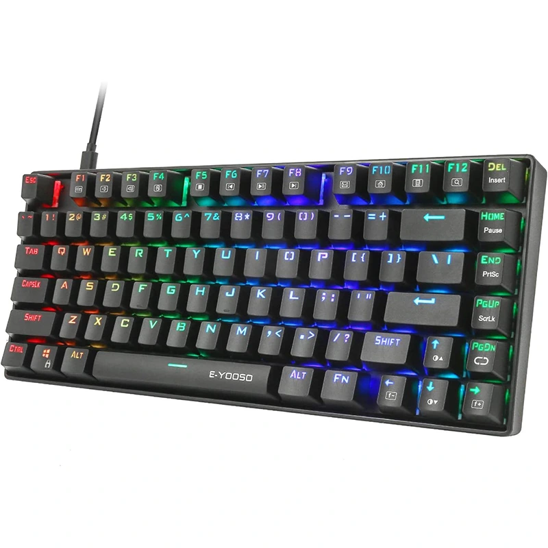81 Keys RGB механикалык оюн клавиатурасы сууга туруктуу