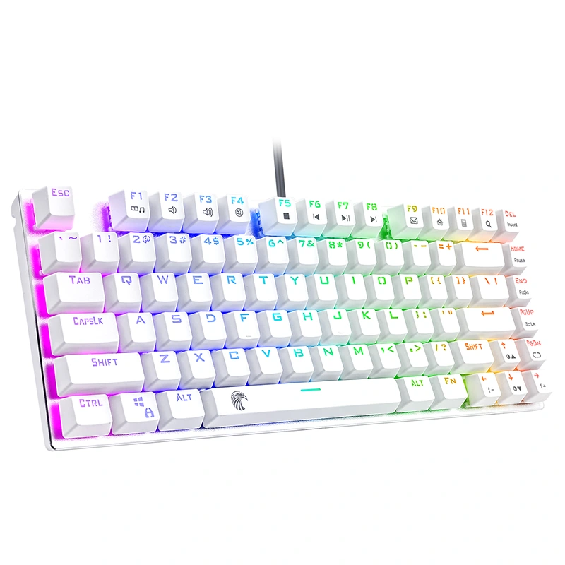 81 баскычтары RGB механикалык оюн клавиатурасы