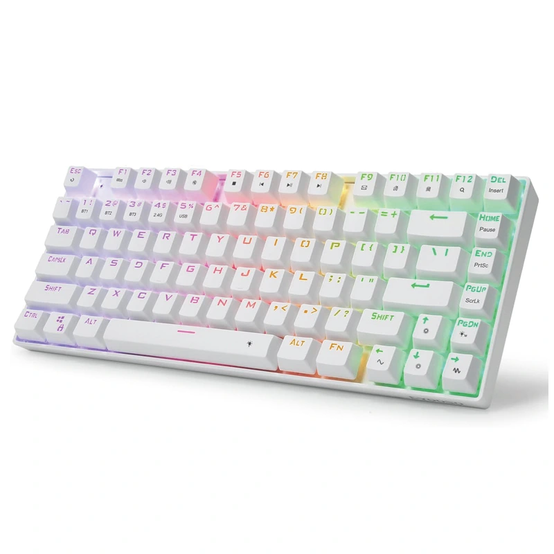 81keys Wireless Bluetooth 2.4Ghz RGB Механикалык баскычтоп