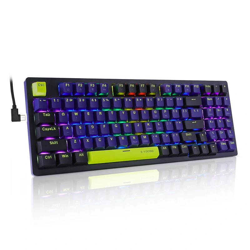 Wired 94 Keys Rainbow механикалык оюн клавиатурасы