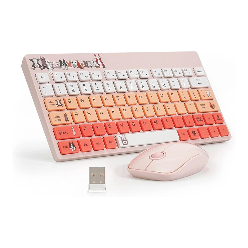 Зымсыз клавиатура жана чычкан айкалышы 2.4G USB Compact Portable
